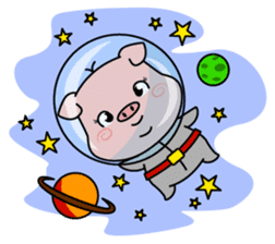 Mooliku The Cute Piggy. sticker #6833005