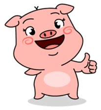 Mooliku The Cute Piggy. sticker #6833006