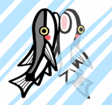 In the aquarium<Together with tank mate> sticker #6833570