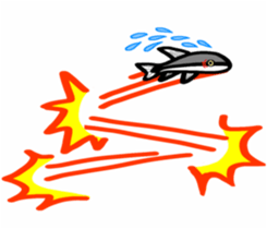 In the aquarium<Together with tank mate> sticker #6833571