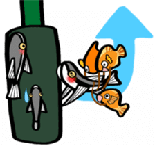 In the aquarium<Together with tank mate> sticker #6833575