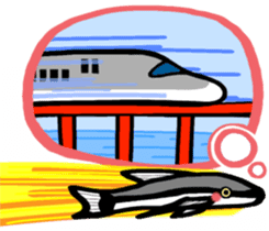 In the aquarium<Together with tank mate> sticker #6833577