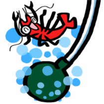 In the aquarium<Together with tank mate> sticker #6833583