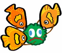 In the aquarium<Together with tank mate> sticker #6833587