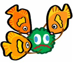 In the aquarium<Together with tank mate> sticker #6833587