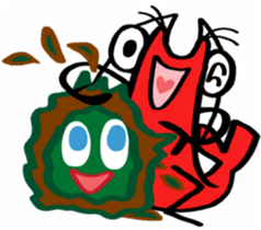 In the aquarium<Together with tank mate> sticker #6833589