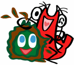 In the aquarium<Together with tank mate> sticker #6833589