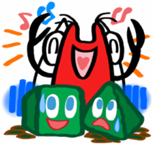 In the aquarium<Together with tank mate> sticker #6833590