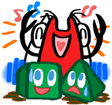 In the aquarium<Together with tank mate> sticker #6833590