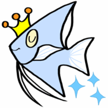 In the aquarium<Together with tank mate> sticker #6833591