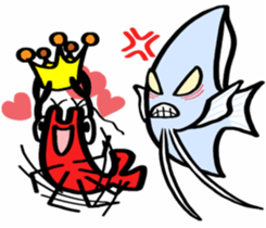 In the aquarium<Together with tank mate> sticker #6833594