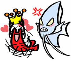 In the aquarium<Together with tank mate> sticker #6833594