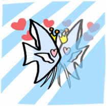 In the aquarium<Together with tank mate> sticker #6833595