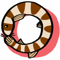 In the aquarium<Together with tank mate> sticker #6833598