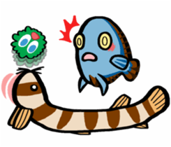 In the aquarium<Together with tank mate> sticker #6833601