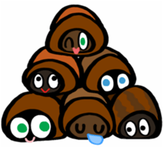 In the aquarium<Together with tank mate> sticker #6833605