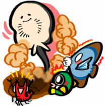 In the aquarium<Together with tank mate> sticker #6833606