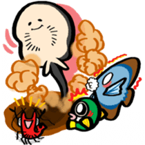 In the aquarium<Together with tank mate> sticker #6833606