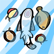 In the aquarium<Together with tank mate> sticker #6833607