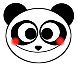 Panda of Smiley sticker #6834234