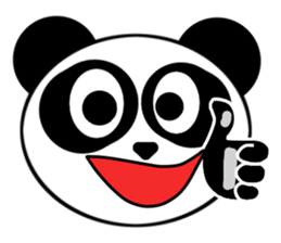 Panda of Smiley sticker #6834243