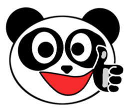 Panda of Smiley sticker #6834243