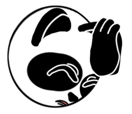 Panda of Smiley sticker #6834249