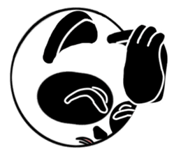 Panda of Smiley sticker #6834249