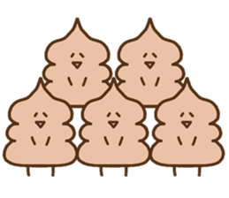 Chocolate soft ice cream 'Softonton' 2 sticker #6834567