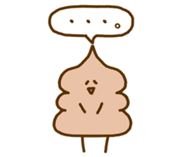 Chocolate soft ice cream 'Softonton' 2 sticker #6834576