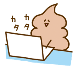 Chocolate soft ice cream 'Softonton' 2 sticker #6834591