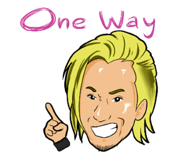 The Gold "az" sticker sticker #6834997