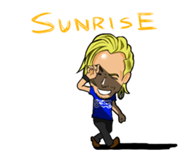 The Gold "az" sticker sticker #6834998