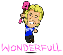 The Gold "az" sticker sticker #6835005