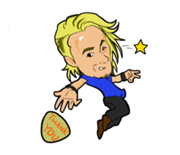 The Gold "az" sticker sticker #6835010