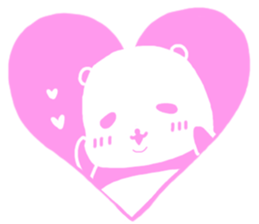 The sleeping is eating panda sticker #6835196