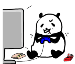 The sleeping is eating panda sticker #6835199