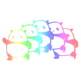 The sleeping is eating panda sticker #6835204