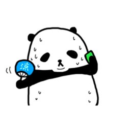 The sleeping is eating panda sticker #6835208