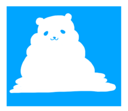 The sleeping is eating panda sticker #6835210