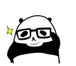 The sleeping is eating panda sticker #6835211