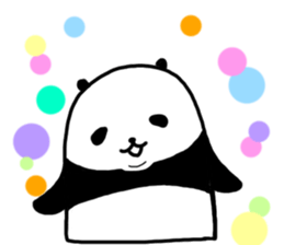 The sleeping is eating panda sticker #6835217