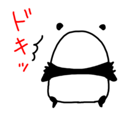 The sleeping is eating panda sticker #6835218