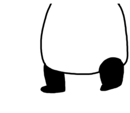 The sleeping is eating panda sticker #6835221