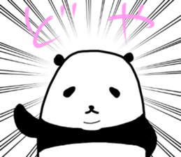 The sleeping is eating panda sticker #6835224