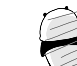 The sleeping is eating panda sticker #6835225