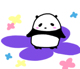 The sleeping is eating panda sticker #6835227