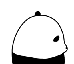 The sleeping is eating panda sticker #6835230