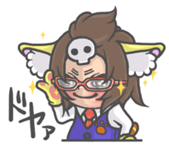 Cat person story.Answering sticker #6835280