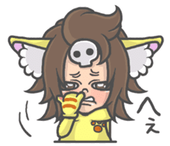 Cat person story.Answering sticker #6835284